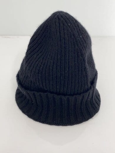 商品画像：Patch Logo Beanie/ニットキャップ/--/ウール/BLK/無地/メンズ/7716N03A8// 2