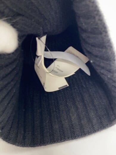 商品画像：Patch Logo Beanie/ニットキャップ/--/ウール/BLK/無地/メンズ/7716N03A8// 3