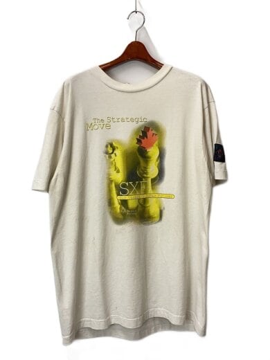 商品画像：90s/HUNEUR DESIGN/Tシャツ/XL/コットン/WHT/プリント 1