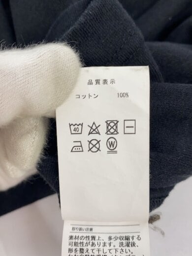 商品画像：Tシャツ/4/コットン/BLK/無地// 5