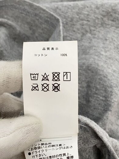 商品画像：Tシャツ/4/コットン/GRY/無地// 5