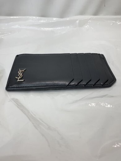 商品画像：YSL/フラグメントケース/カードケース/レザー/BLK/無地/メンズ/YBL629899// 4