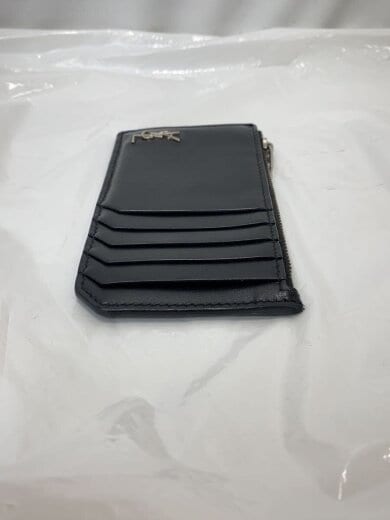 商品画像：YSL/フラグメントケース/カードケース/レザー/BLK/無地/メンズ/YBL629899// 5