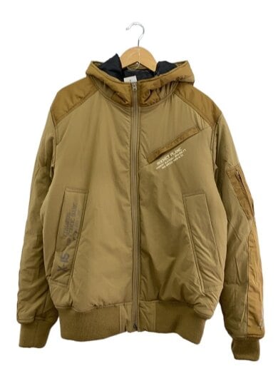 商品画像：MIX FABRIC BOMBER JACKET/中綿ブルゾン/XL/ナイロン/CML/無地/6182167// 1