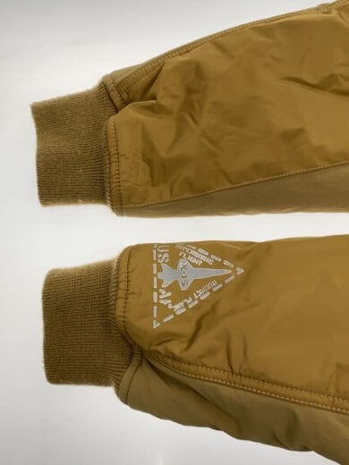 商品画像：MIX FABRIC BOMBER JACKET/中綿ブルゾン/XL/ナイロン/CML/無地/6182167// 6