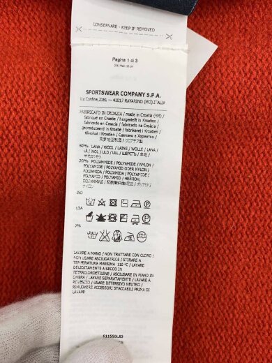 商品画像：カーディガン(厚手)/L/ウール/ORN/無地/61550LA3 5
