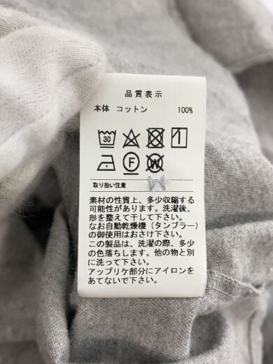 商品画像：22SS/BLEEK BASEBALL SHIRT/長袖シャツ/3/コットン/GRY 4