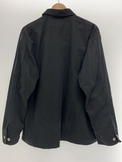 商品画像：24SS/SHORT COVERALL JACKET/カバーオール/L/コットン/BLK/無地 2
