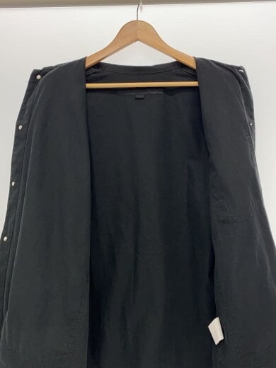 商品画像：24SS/SHORT COVERALL JACKET/カバーオール/L/コットン/BLK/無地 3