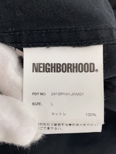 商品画像：24SS/SHORT COVERALL JACKET/カバーオール/L/コットン/BLK/無地 5