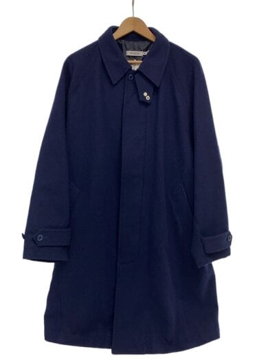 商品画像：DWELLER LONG COAT WOOL DOBBY WITH GORE-TEX WINDSTOPPER/2/NVY 1