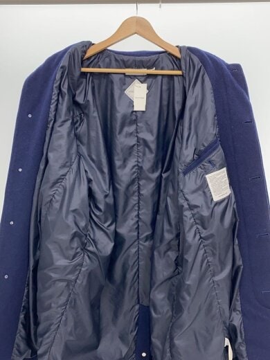 商品画像：DWELLER LONG COAT WOOL DOBBY WITH GORE-TEX WINDSTOPPER/2/NVY 3