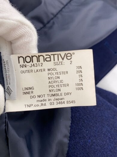 商品画像：DWELLER LONG COAT WOOL DOBBY WITH GORE-TEX WINDSTOPPER/2/NVY 5