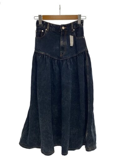商品画像：Light Denim Long Skirt/ロングスカート/--/デニム/BLK/J1759 1