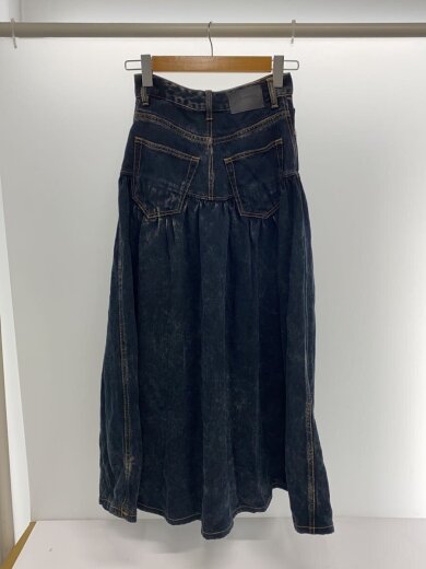 商品画像：Light Denim Long Skirt/ロングスカート/--/デニム/BLK/J1759 2