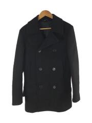 ピーコート/CS-G0647T/ウールコート/イタリア製/48/ウール/ブラック