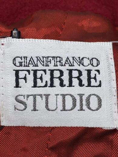 画像：GIANFRANCO FERRE STUDIOイタリア製/コート/34/カシミヤ混/ウール/レッド3