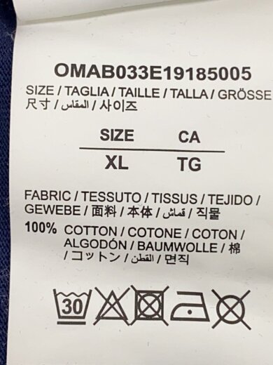 商品画像：Diag Mariana Double Tee Hoodie/XL/コットン/ネイビー/ 4