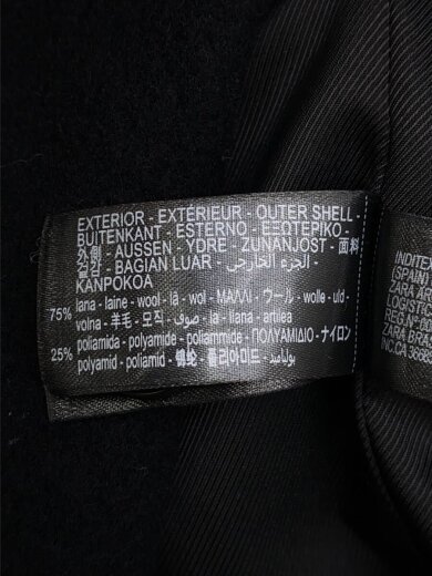 商品画像：ダッフルコート/M/ウール/BLK/3057/783/800 4