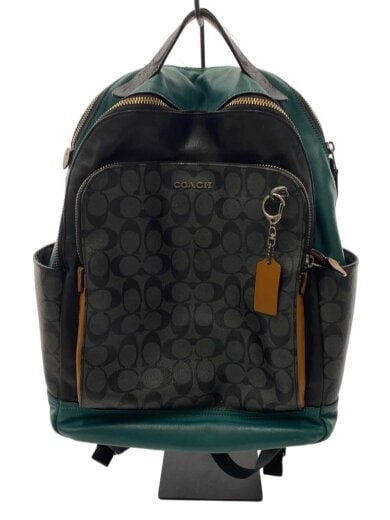 商品画像：シグネーチャーレザーリュック/レザー/GRN/89941 1