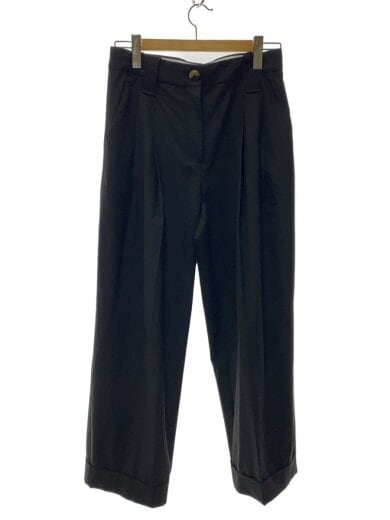 商品画像：ワイドスラックス/タックパンツ/38/BLK/6627 1