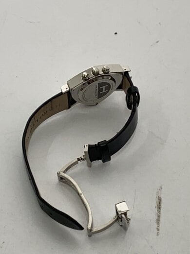 商品画像：VENTURA/クォーツ腕時計/アナログ/レザー/WHT/BLK/H244320 4