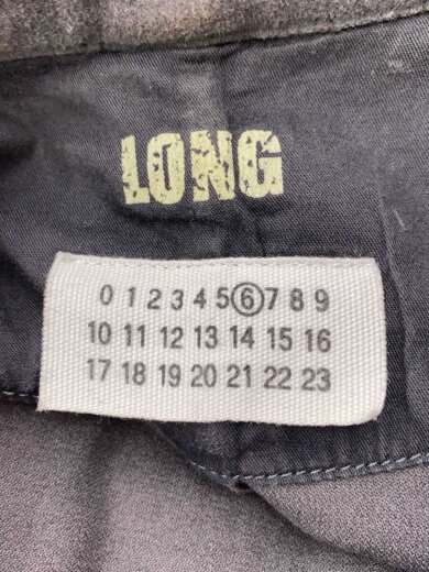 画像：Martin Margiela02AW/モールスキンロングコート/コットン/ブラック/チャコール/グレー/ステンカラー3