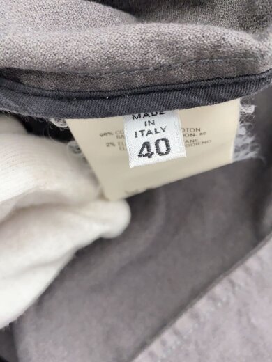 画像：Martin Margiela02AW/モールスキンロングコート/コットン/ブラック/チャコール/グレー/ステンカラー4