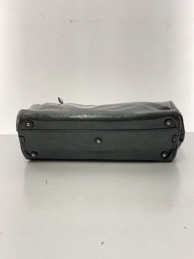 商品画像：エナメルレザー/トートバッグ/ショルダー付き/レザー/グレー 4