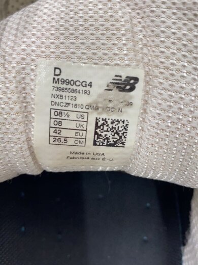 商品画像：ニューバランス/M990/26.5cm/KHK 5