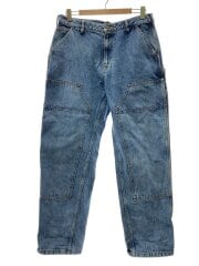 S.W.U.N/Double Knee Painter Denim Pants/ボトム/L/コットン/インディゴ