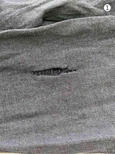 商品画像：ニット・セーター(薄手)/44/ウール/NVY/FAI3795 7