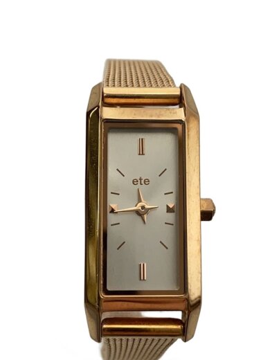 商品画像：クォーツ腕時計/アナログ/--/WHT/GLD 1