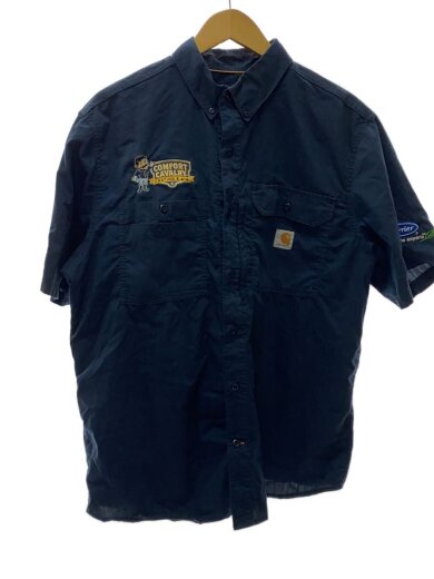 商品画像：FORCE/RELAXED FIT/ワッペン刺繍/半袖シャツ/L/ポリエステル/NVY 1