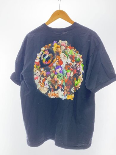 商品画像：PLUSH TEE/Tシャツ/XL/コットン/綿/ブラック/プリント/ロゴ 2