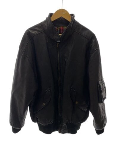 商品画像：70s/フランス製/レザージャケット・ブルゾン/レザー/ブラウン 1