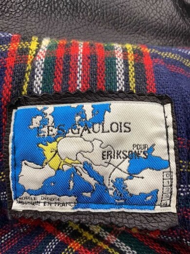 商品画像：70s/フランス製/レザージャケット・ブルゾン/レザー/ブラウン 3