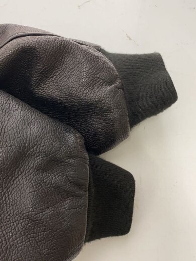 商品画像：70s/フランス製/レザージャケット・ブルゾン/レザー/ブラウン 6