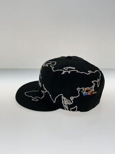 商品画像：WORLDWIDE BOX LOGO/キャップ/7 5/8/ポリエステル/ブラック/メンズ 2