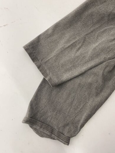 商品画像：ワンポイントロゴ/長袖Tシャツ/1/コットン/グレー/2101090303 6