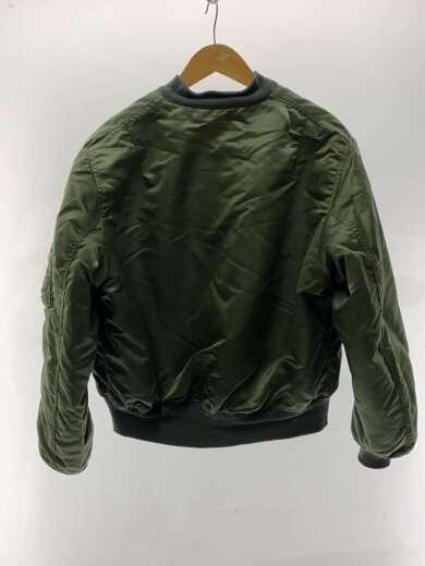 商品画像：フライトジャケット/L/ナイロン/KHK/無地/MA-1-1500 2