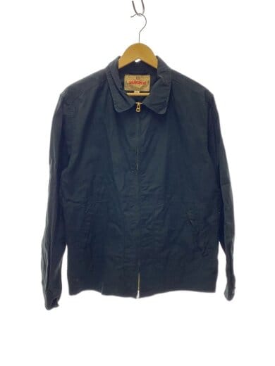 商品画像：コットンスポーツジャケット/42/コットン/ブラック/無地/SC15616 1