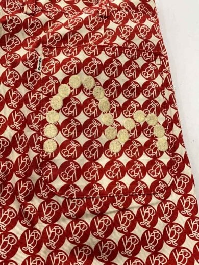 商品画像：ゴルフバッグ刺繍/ボトム/3/コットン/レッド/総柄 6