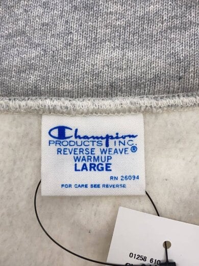 商品画像：REVERSE WEAVE/単色タグ/復刻/ハーフジップ/スウェット/L/コットン/GRY/C8-Y024// 3