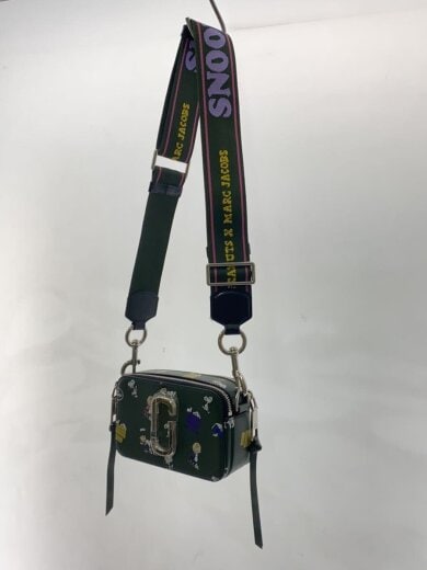 商品画像：×PEANUTS/ショルダーバッグ/レザー/GRN// 2
