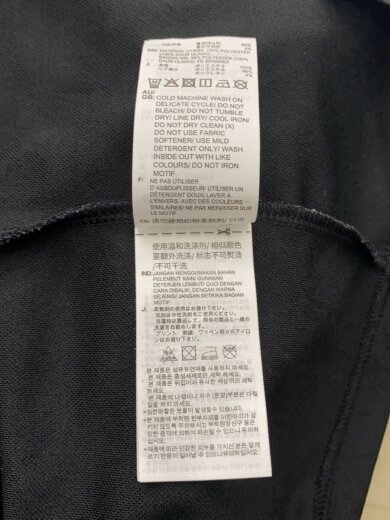 商品画像：長袖Tシャツ/M/ポリエステル/BLK/is1297// 5