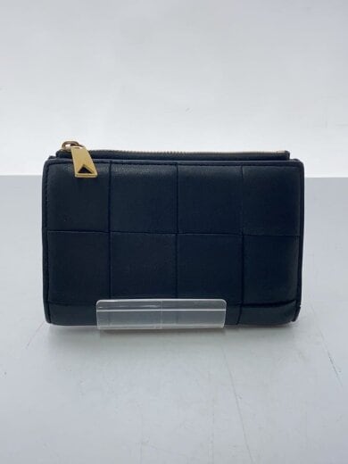 商品画像：マキシイントレチャート/2つ折り財布/レザー/BLK/無地/メンズ 2