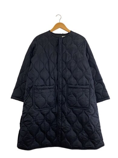 商品画像：ARKLEY LONG W/ZIP/キルティングコート/36/NVY/無地/L212APQ2CO0215MJ// 1