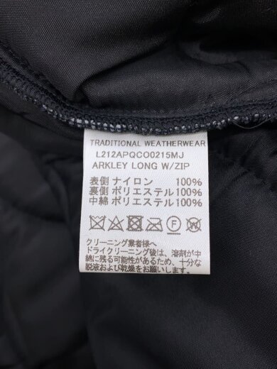 商品画像：ARKLEY LONG W/ZIP/キルティングコート/36/NVY/無地/L212APQ2CO0215MJ// 5
