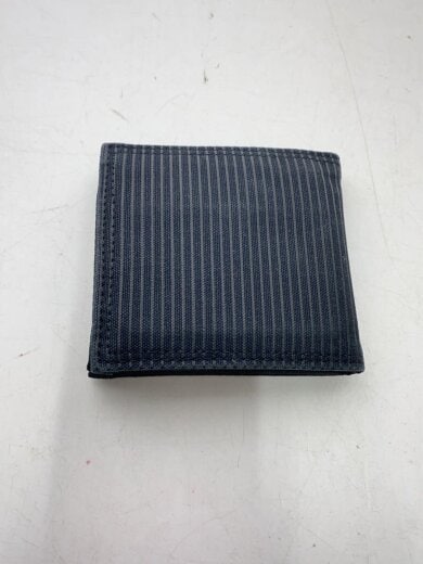 商品画像：2つ折り財布/キャンバス/BLK/ストライプ/メンズ 2